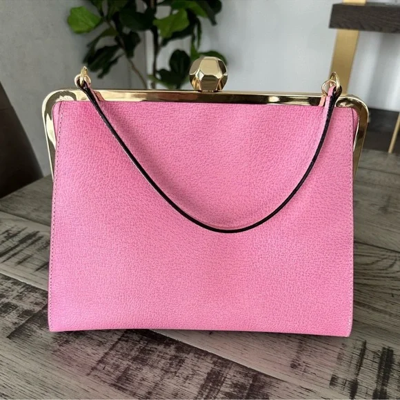 Frances Valentine Jackie Leather Bag- Pink NEW NWOT - Picture 2 of 6